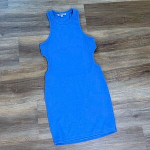 Blue Cutout Dress